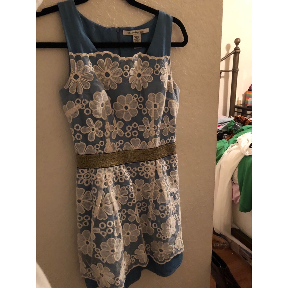 Reserved for @goesbylex denim like floral dress